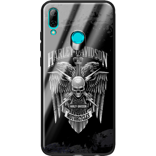 Чехол BoxFace Huawei P Smart 2019 Harley Davidson skull and eagles