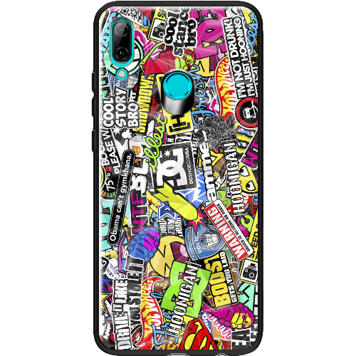 Чехол BoxFace Huawei P Smart 2019 Multicolored Inscriptions