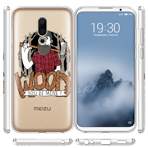 Чехол BoxFace Meizu 16 TH Wood you be mine