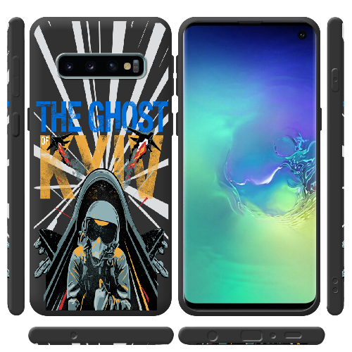 Чехол Boxface Samsung G973 Galaxy S10 Привид Києва в дії