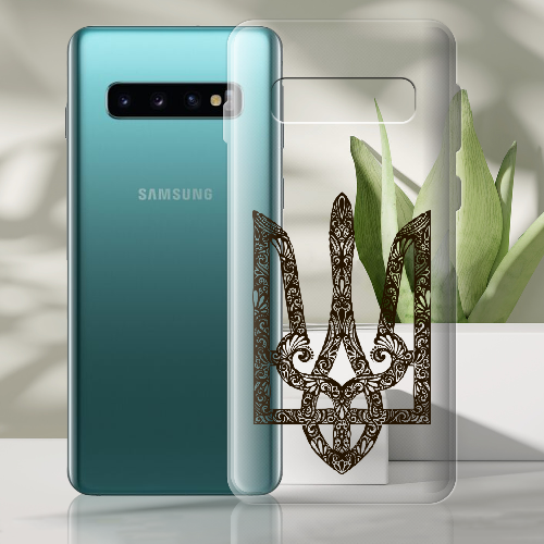 Чехол Boxface Samsung G973 Galaxy S10 Ukrainian Black Trident