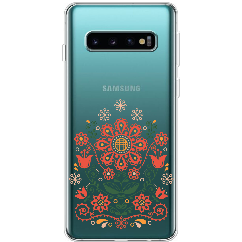 Чехол Boxface Samsung G973 Galaxy S10 Ukrainian Ornament