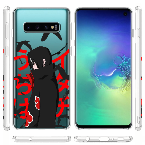 Чехол Boxface Samsung G973 Galaxy S10 Учиха Итачи с Вороном