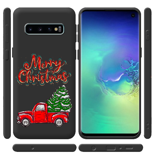 Чехол Boxface Samsung G973 Galaxy S10 Holiday Car Merry Christmas