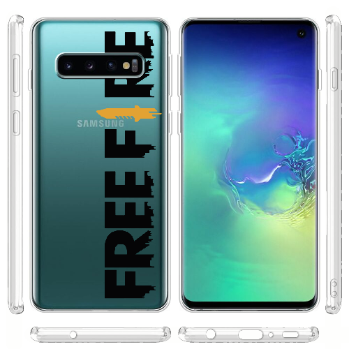 Чехол Boxface Samsung G973 Galaxy S10 Черный Free Fire