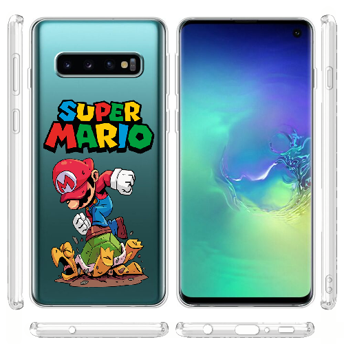 Чехол Boxface Samsung G973 Galaxy S10 Super Mario