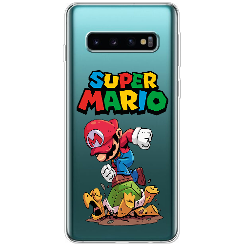 Чехол Boxface Samsung G973 Galaxy S10 Super Mario