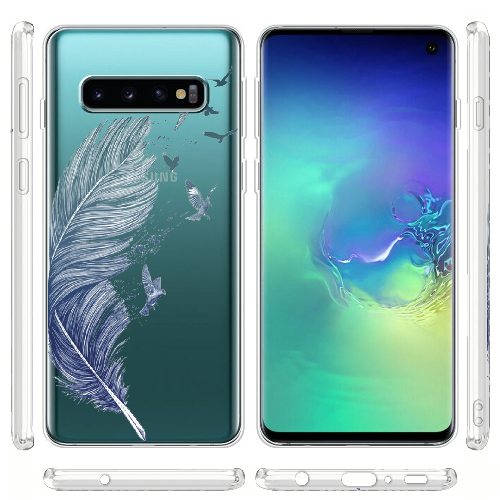 Чехол Boxface Samsung G973 Galaxy S10 Feather