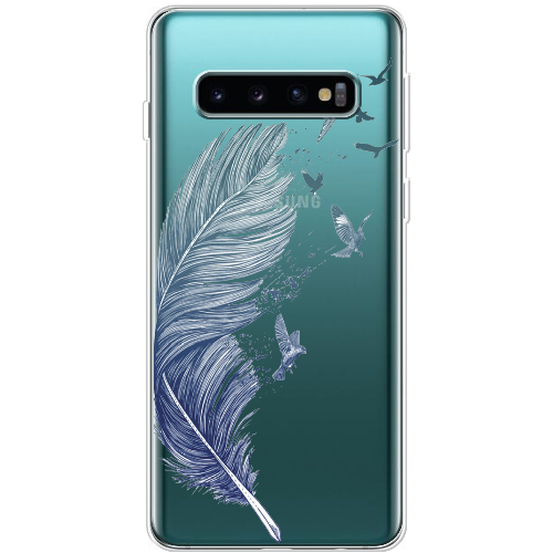 Чехол Boxface Samsung G973 Galaxy S10 Feather