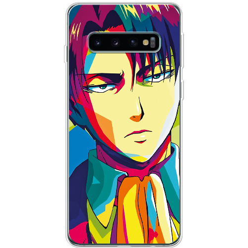 Чехол Boxface Samsung G973 Galaxy S10 Attack on titan Levi Anime Pop