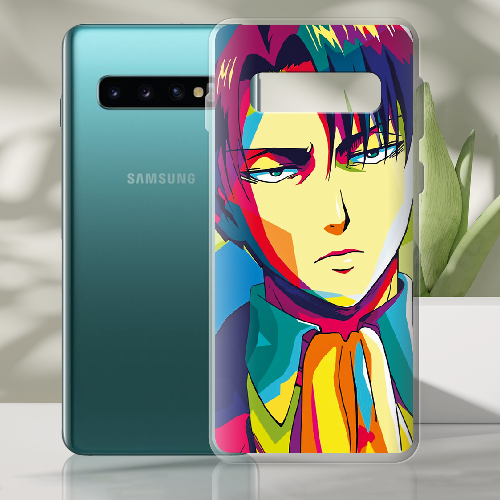 Чехол Boxface Samsung G973 Galaxy S10 Attack on titan Levi Anime Pop