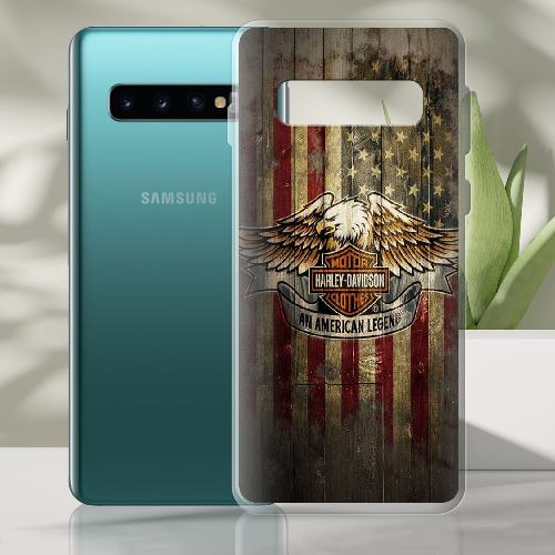 Чехол Boxface Samsung G973 Galaxy S10 Harley Davidson An American Legend