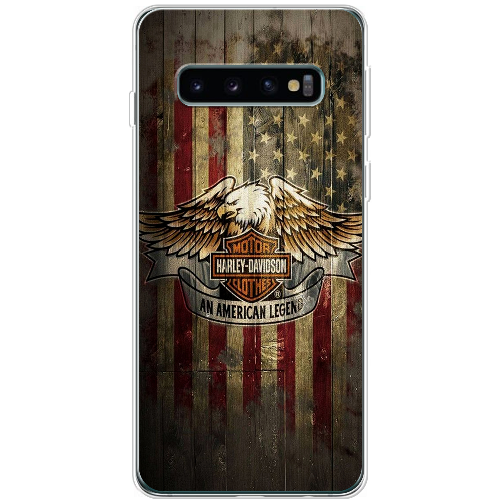 Чехол Boxface Samsung G973 Galaxy S10 Harley Davidson An American Legend