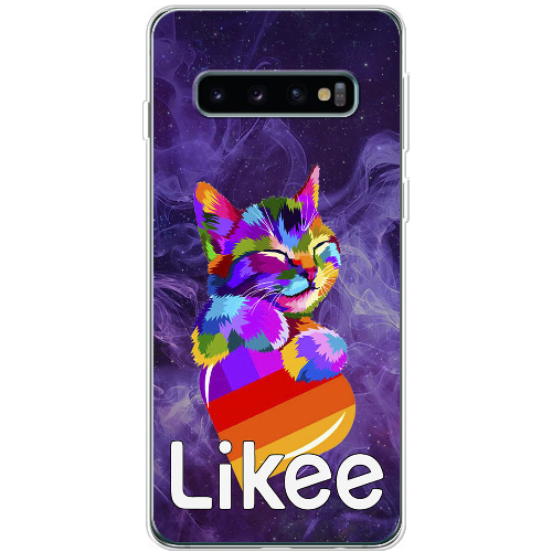 Чехол Boxface Samsung G973 Galaxy S10 Котик Likee