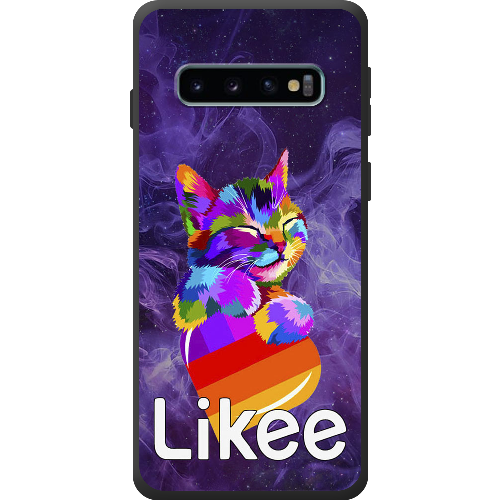 Чехол Boxface Samsung G973 Galaxy S10 Котик Likee