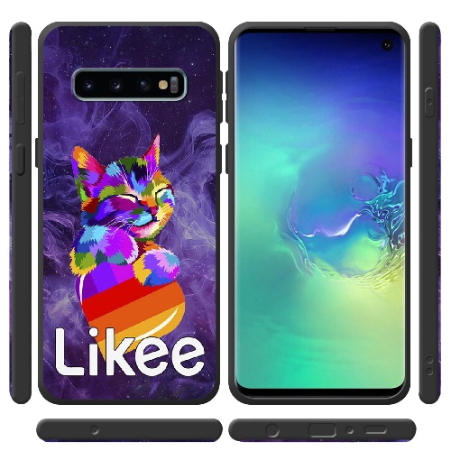 Чехол Boxface Samsung G973 Galaxy S10 Котик Likee