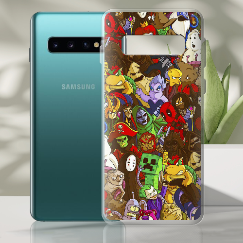 Чехол Boxface Samsung G973 Galaxy S10 Злодеи