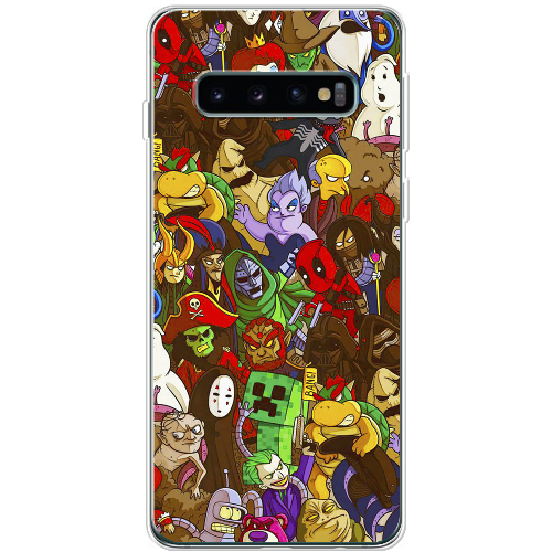 Чехол Boxface Samsung G973 Galaxy S10 Злодеи