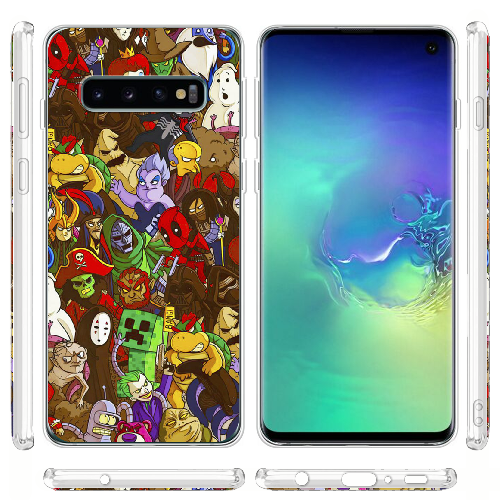 Чехол Boxface Samsung G973 Galaxy S10 Злодеи