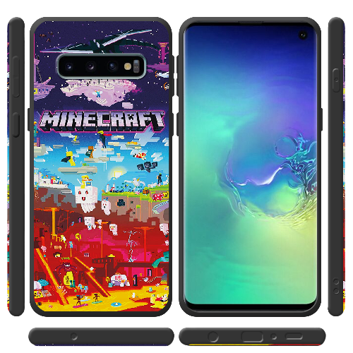 Чехол Boxface Samsung G973 Galaxy S10 Minecraft World Beyond