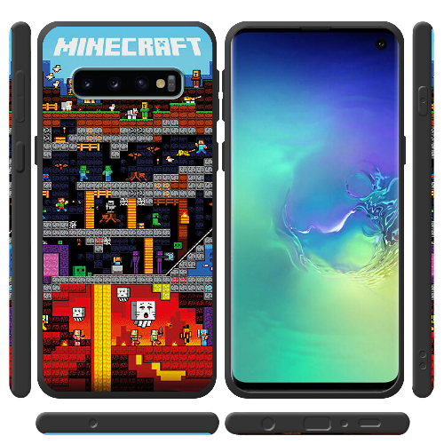 Чехол Boxface Samsung G973 Galaxy S10 Minecraft Lode Runner