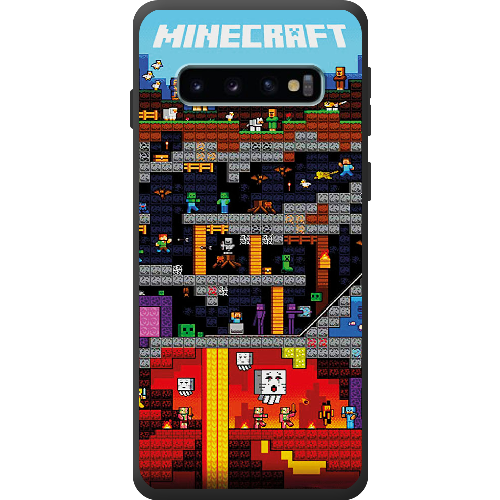 Чехол Boxface Samsung G973 Galaxy S10 Minecraft Lode Runner