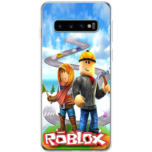 Чехол Boxface Samsung G973 Galaxy S10 Roblox Білдерман