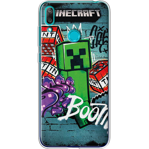 Чехол Boxface Huawei Y7 2019 Minecraft Graffiti