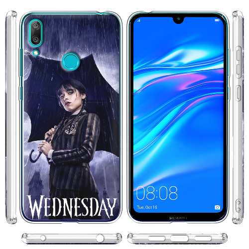 Чехол Boxface Huawei Y7 2019 Wednesday Addams