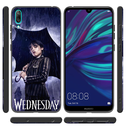 Чехол Boxface Huawei Y7 2019 Wednesday Addams