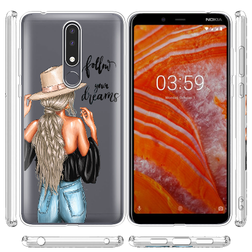 Чехол BoxFace Nokia 3.1 Plus Follow Your Dreams