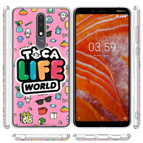 Чехол BoxFace Nokia 3.1 Plus Toca Boca Life World