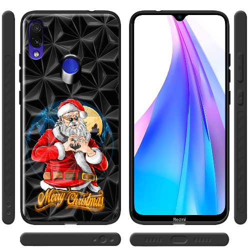 Чехол BoxFace Xiaomi Redmi Note 7 Cool Santa and heart