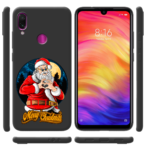 Чехол BoxFace Xiaomi Redmi Note 7 Cool Santa and heart