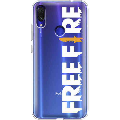 Чехол BoxFace Xiaomi Redmi Note 7 Белый Free Fire