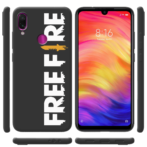 Чехол BoxFace Xiaomi Redmi Note 7 Белый Free Fire