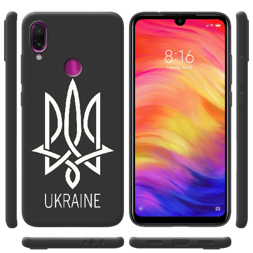 Чехол BoxFace Xiaomi Redmi Note 7 Тризуб монограмма UKRAINE