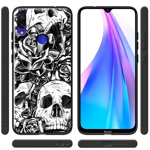 Чехол BoxFace Xiaomi Redmi Note 7 Skull and Roses