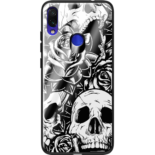 Чехол BoxFace Xiaomi Redmi Note 7 Skull and Roses