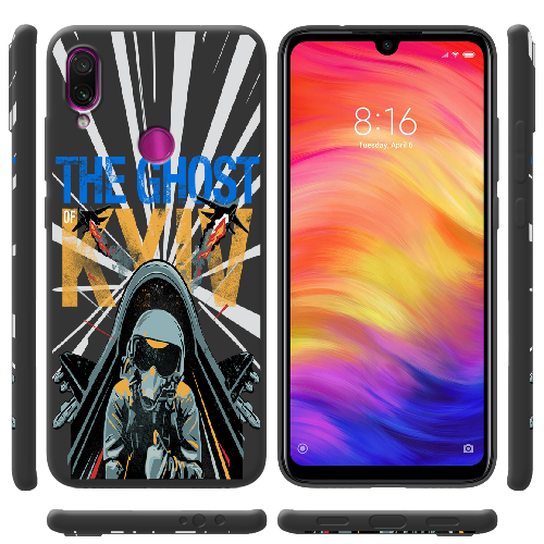 Чехол BoxFace Xiaomi Redmi Note 7 Привид Києва в дії