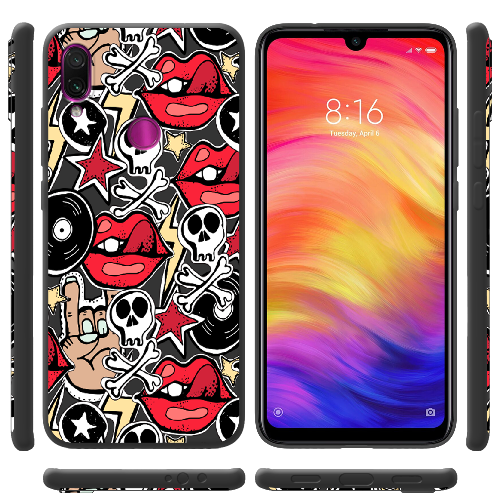 Чехол BoxFace Xiaomi Redmi Note 7 Rock Graffiti