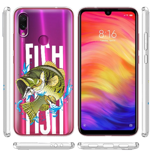 Чехол BoxFace Xiaomi Redmi Note 7 Bass fish