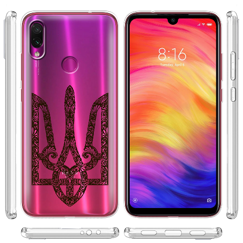 Чехол BoxFace Xiaomi Redmi Note 7 Ukrainian Black Trident