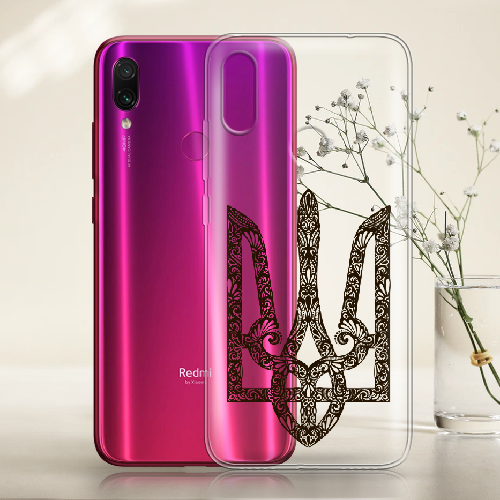 Чехол BoxFace Xiaomi Redmi Note 7 Ukrainian Black Trident