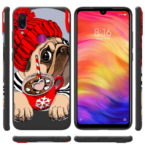 Чехол BoxFace Xiaomi Redmi Note 7 Winter Puggy