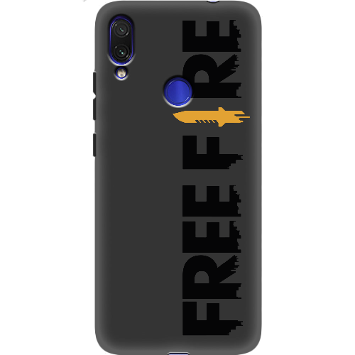 Чехол BoxFace Xiaomi Redmi Note 7 Черный Free Fire