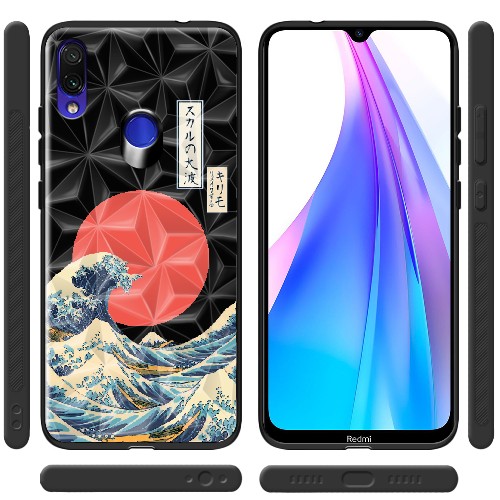 Чехол BoxFace Xiaomi Redmi Note 7 Большая волна в Канагаве