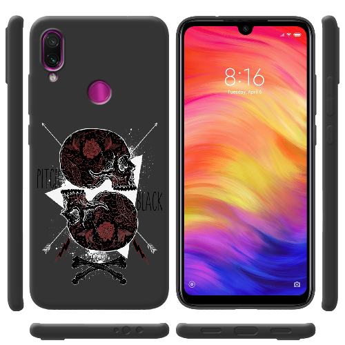 Чехол BoxFace Xiaomi Redmi Note 7 Pitch black