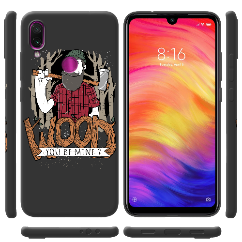 Чехол BoxFace Xiaomi Redmi Note 7 Wood you be mine