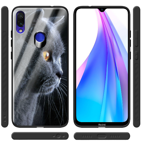 Чехол BoxFace Xiaomi Redmi Note 7 English cat